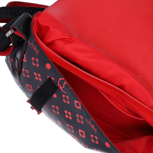 Christian Louboutin Loubiclic Messenger Bag Embossed Leather - Picture 6 of 8